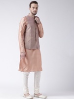 Men  Kurta with Churidar & Nehru Jacket
