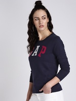 GAP Women Textured Pullover Sweater