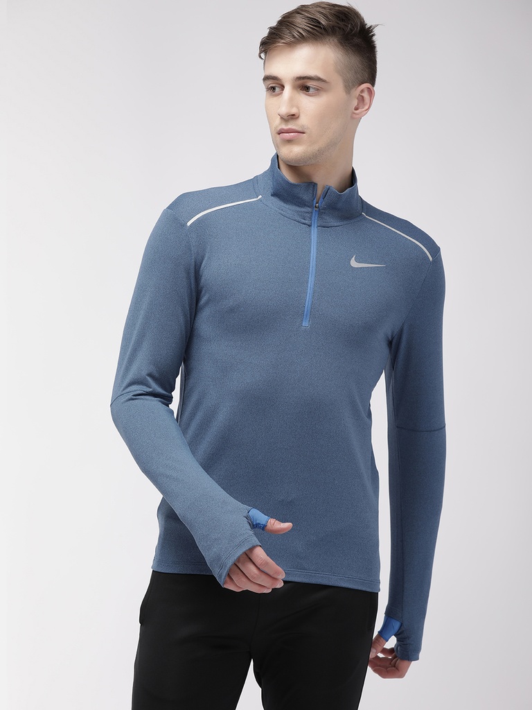 Nike Men Blue  Running T-shirt